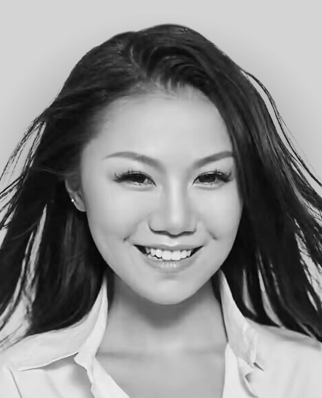 Black and white headshot of Sophie Bai