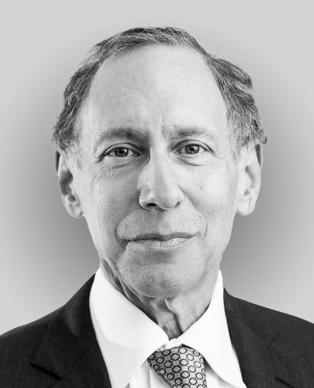 Black and white headshot of Dr. Robert Langer